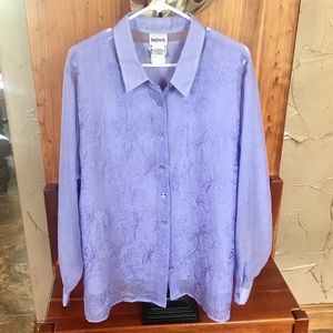 BonWorth women’s size L 3-piece lavender outfit